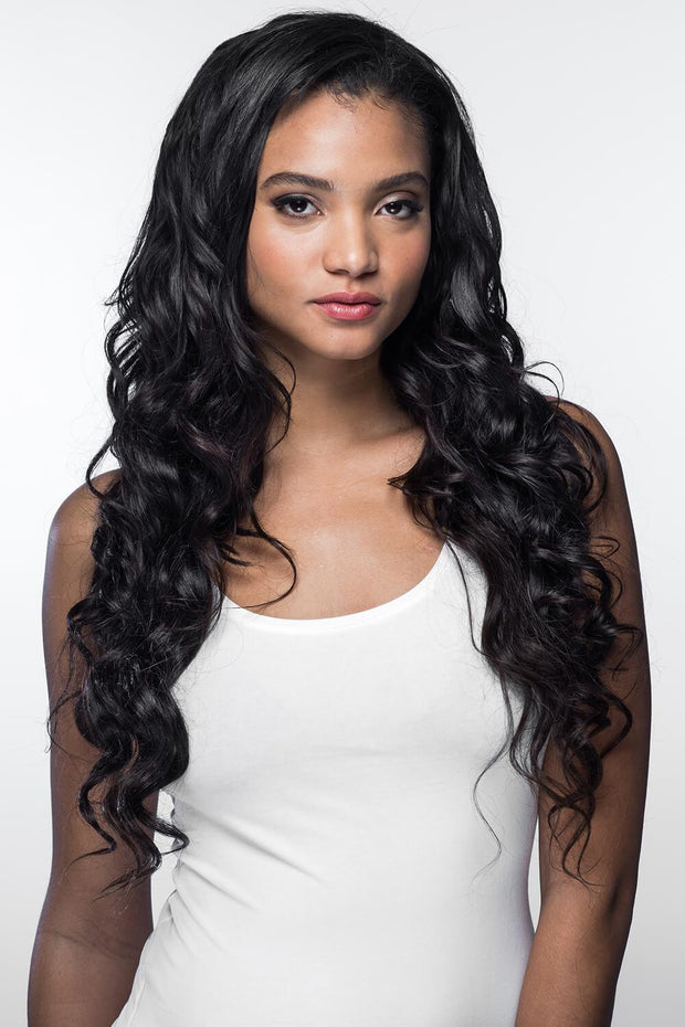 Natural Wavy Hair Weave Black