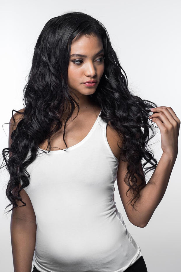 Natural Wavy Hair Black